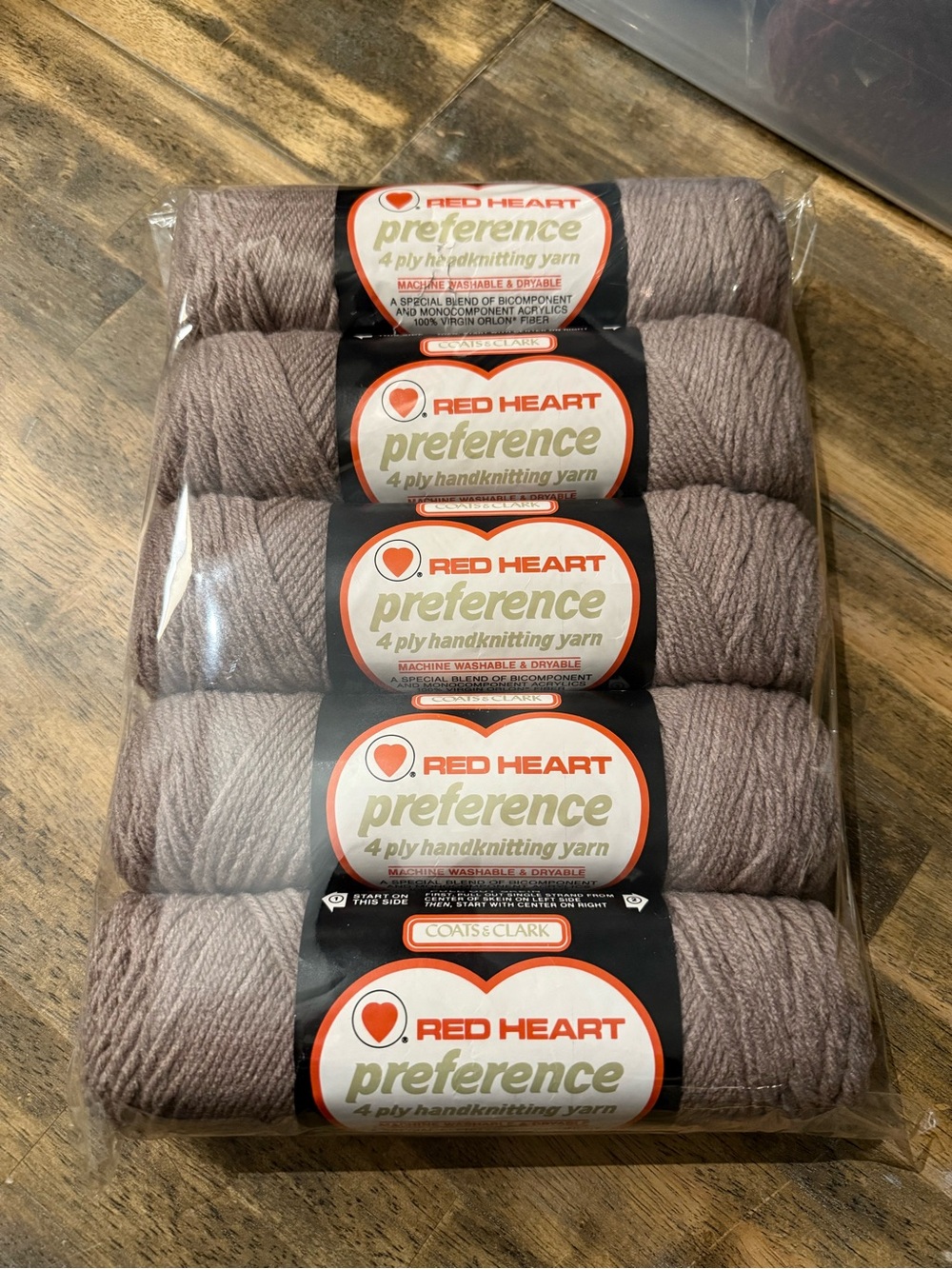 Vintage Red Heart Preference Yarn Skeins Fawn Beige Lot
Matching Dye Lots